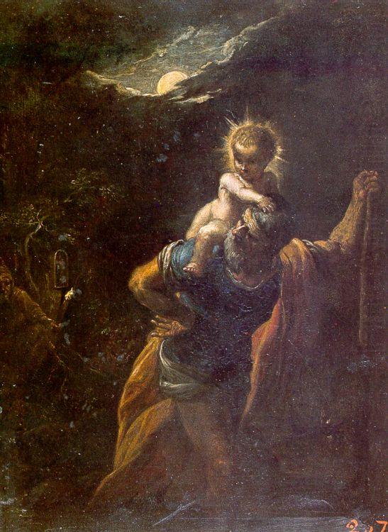 St.Christopher,  Adam  Elsheimer